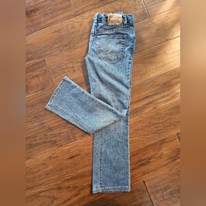 NWT Girls Size 7 Levi Bootcut Jeans